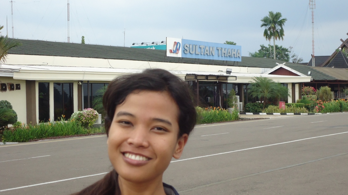 Arrived in Sultan Thalha Airport Jambi